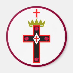 Magnet de la société maçonnique rosicrucienne