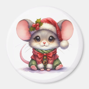 Magnet de la souris de Noël