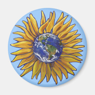 Magnet de la Terre de tournesol