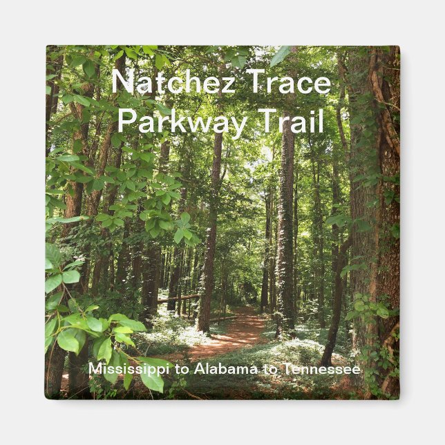 Magnet de la voie de circulation Natchez Trace (Devant)