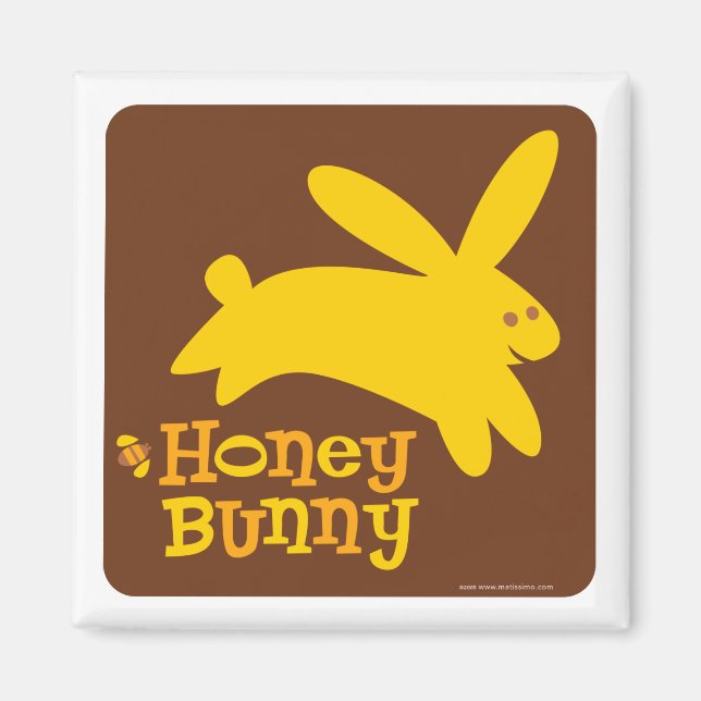 Magnet de lapin de miel (Devant)