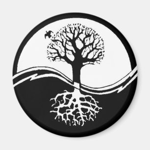 Magnet de l'arbre Yin