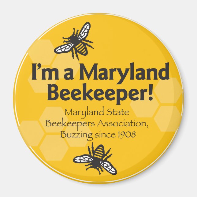Magnet de l'Association nationale de l'apiculture  (Devant)