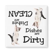 Magnet de lave-vaisselle Amoureux de les chats