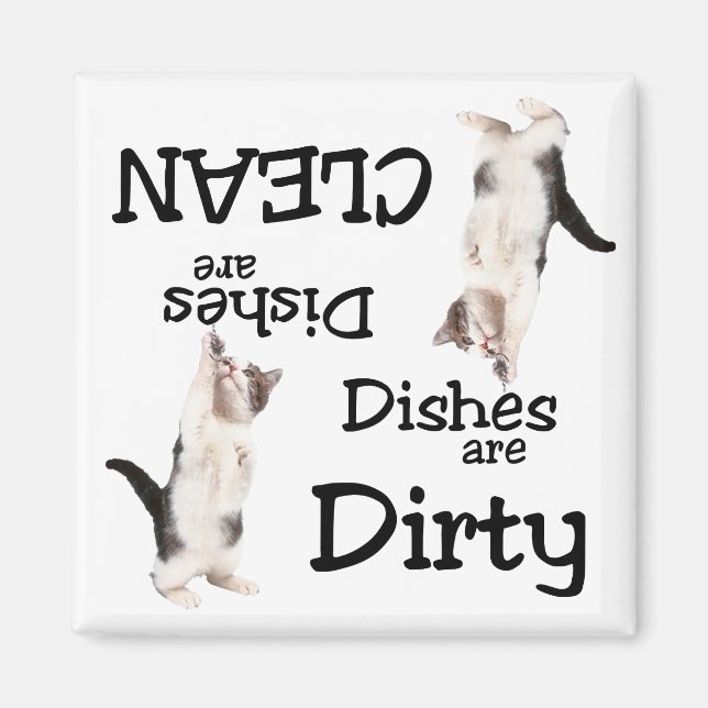 Magnet de lave-vaisselle Amoureux des chats (Devant)