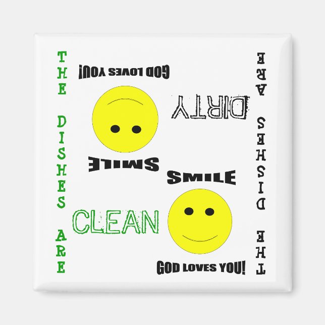 Magnet de lave-vaisselle Eglise propre (Devant)