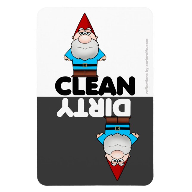 Magnet de lave-vaisselle Garden Gnome (Vertical)