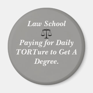 Magnet de l'école de droit drôle