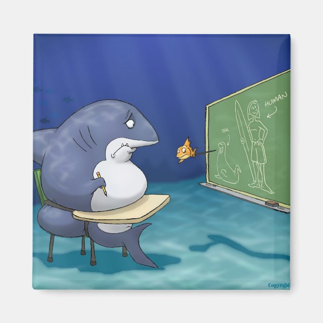 Magnet de l'école de requin (Devant)