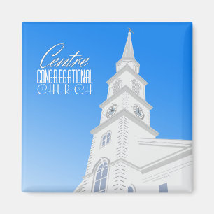 Magnet de l'Église congrégationnelle du Centre
