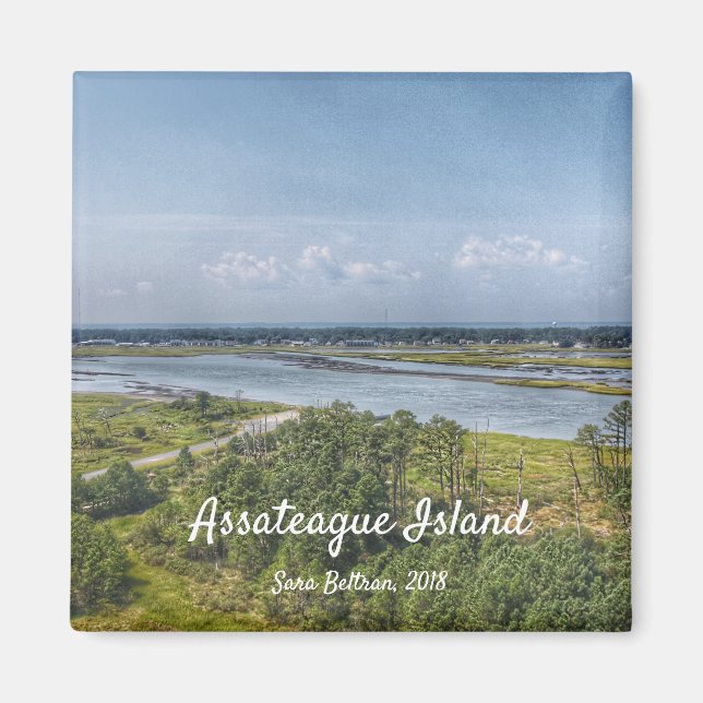 Magnet de l'île d'Assateague (Devant)