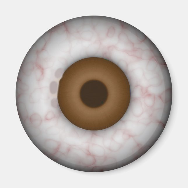 Magnet de l'oeil Brown Iris (Devant)