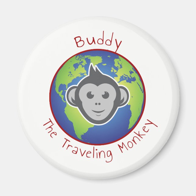Magnet de logo Buddy, rond (Devant)