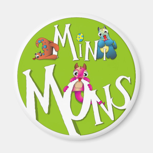 Magnet de logo Mini Mons (Devant)