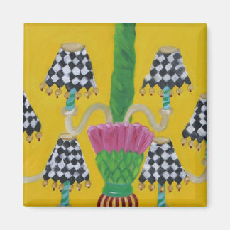 Magnet de lustre de chardon en siffle