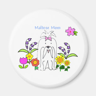 Magnet de maman maltaise