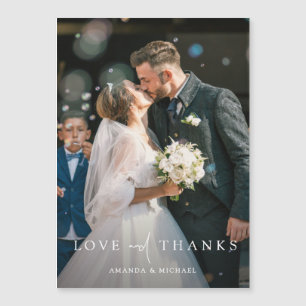Magnet de Mariage photo personnalisé