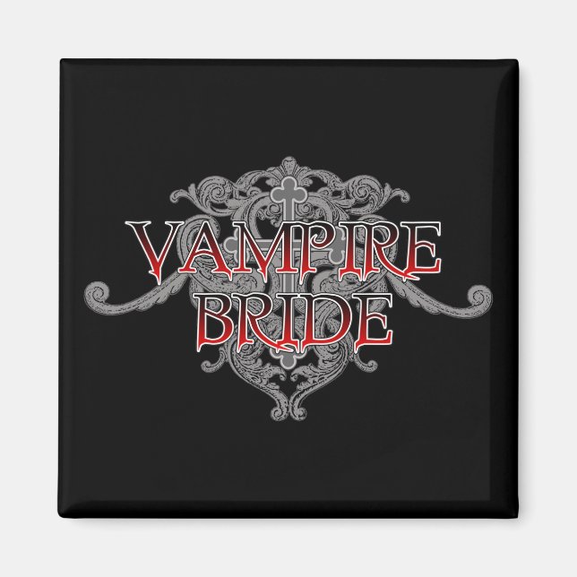 Magnet de mariée de vampire (Devant)