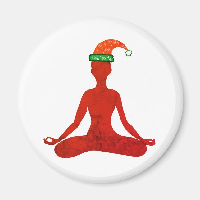 Magnet de méditation du Nouvel An (Devant)