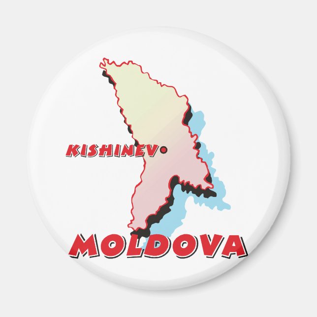 Magnet de Moldavie (Devant)