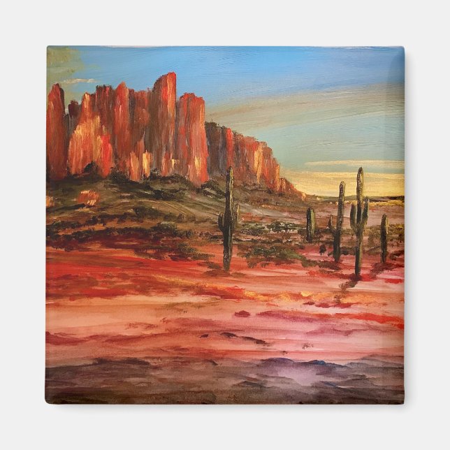 Magnet de montagne du sud-ouest (Devant)