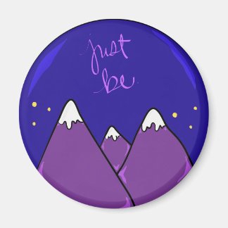 Magnet de monts violets