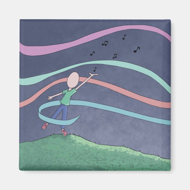 Magnet de musique et de mélodie (Devant)