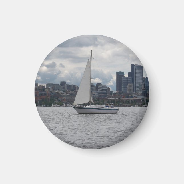 Magnet de navigation de Seattle (Devant)