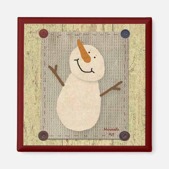Magnet de neige primitif (Devant)