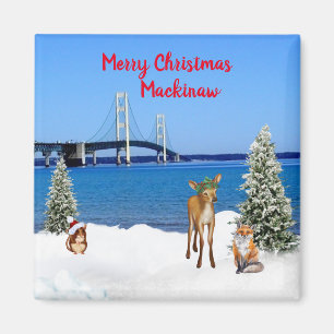 Magnet de Noël Mackinaw