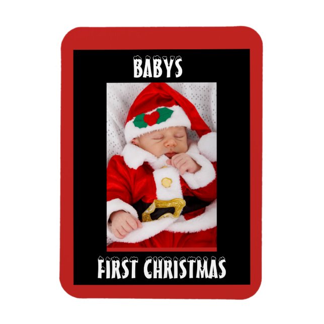 Magnet de Noël pour bébés (Vertical)