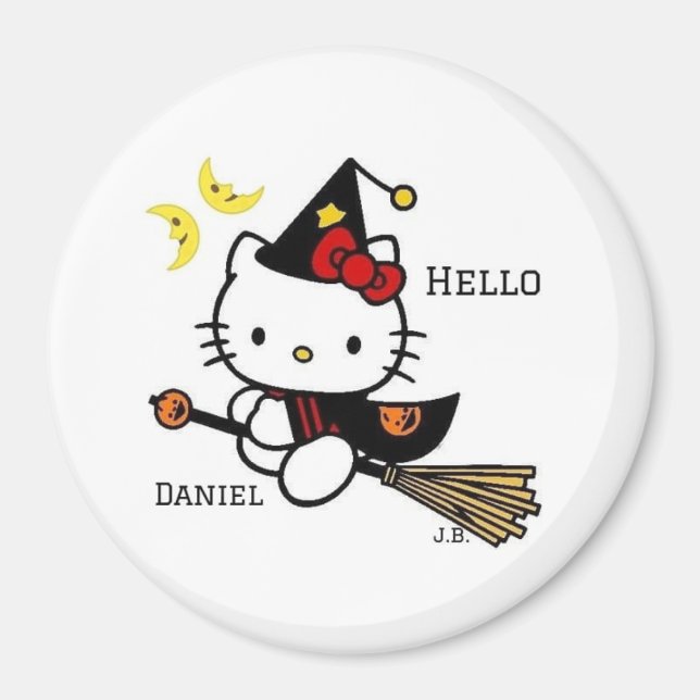 Magnet de nom arrondi (Devant)