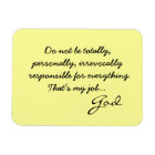 Magnet de notes de Dieu