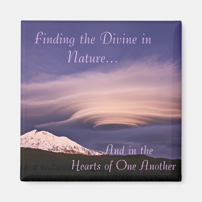 Magnet de nuage lenticulaire (Devant)