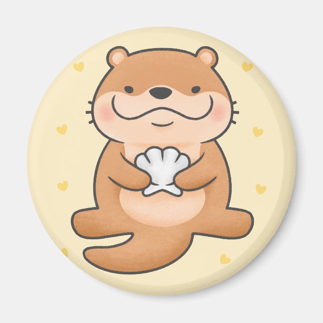 Magnet de Otter mignon (Devant)