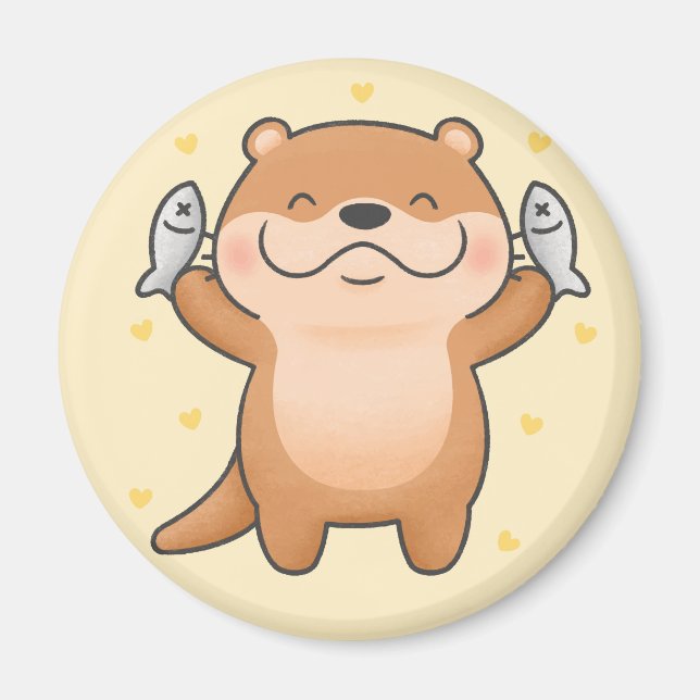 Magnet de Otter mignon (Devant)