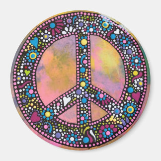 Magnet de paix et d'amour