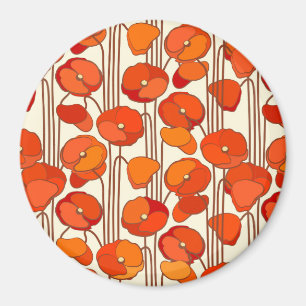 Magnet de papillons Art Nouveau