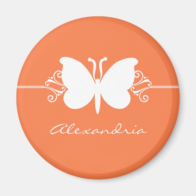 Magnet de papillons coralliens (Devant)