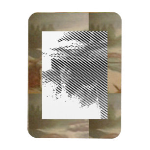 Magnet de photo flexible concert abstrait