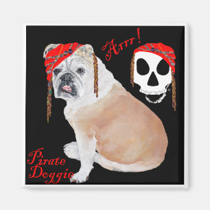 Magnet de pirate de Bulldog