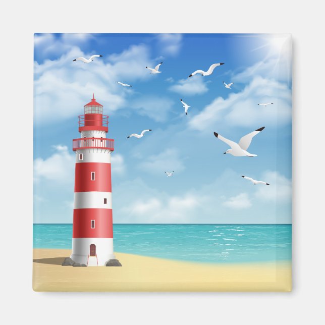 Magnet de plage (Devant)