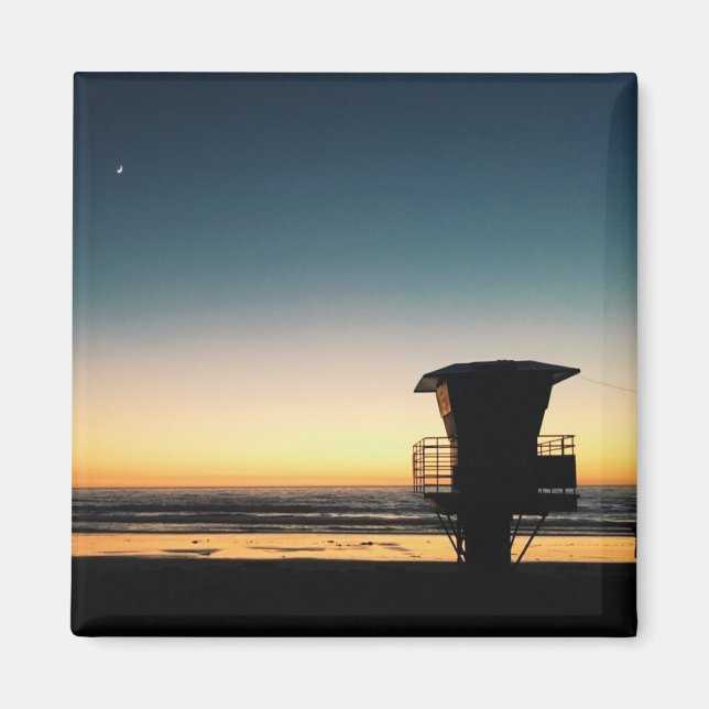 Magnet de plage de San Elijo (Devant)