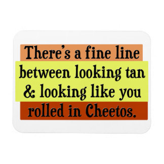 Magnet de plaisanterie orange Tan