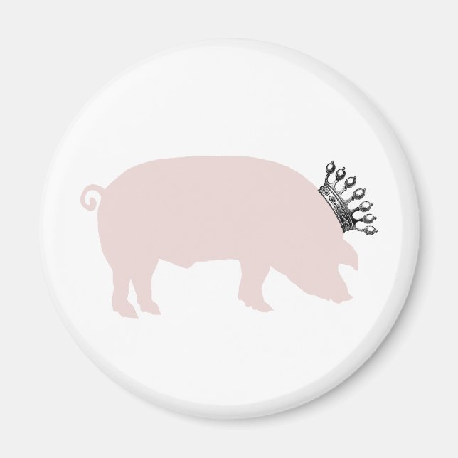 Magnet de porc royal (Devant)