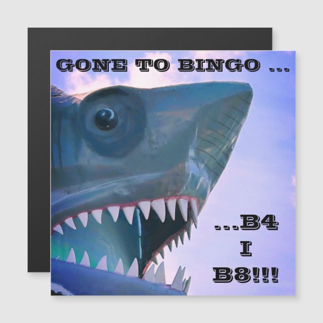 MAGNET DE PORTE DE CROISIÈRE À REQUINS (Devant / Derrière)