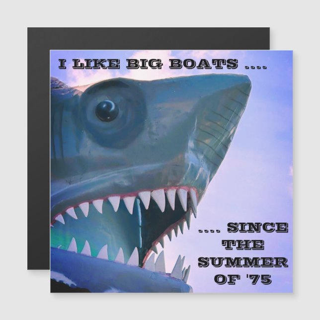 MAGNET DE PORTE DE CROISIÈRE À REQUINS (Devant / Derrière)