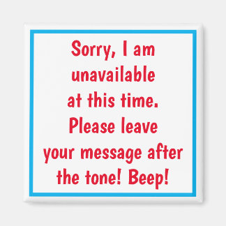 MAGNET DE PORTE QUAND VOUS N'ÊTES PAS DISPONIBLE..