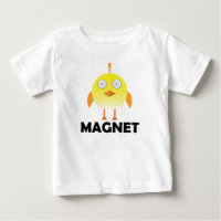 Magnet de poussette - T-shirt pour bébé jersey fin