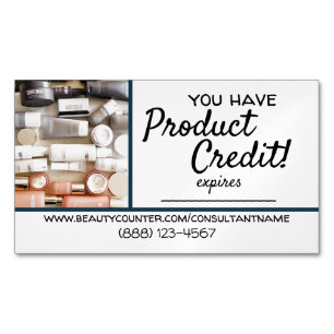Magnet de rappel de crédit produit Beautycompteur